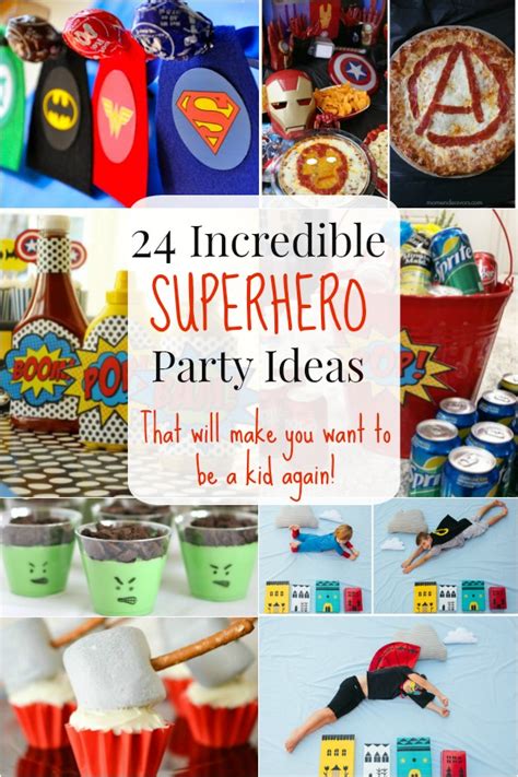 24 Superhero Party Ideas that Will Make You Wish You Were a Kid