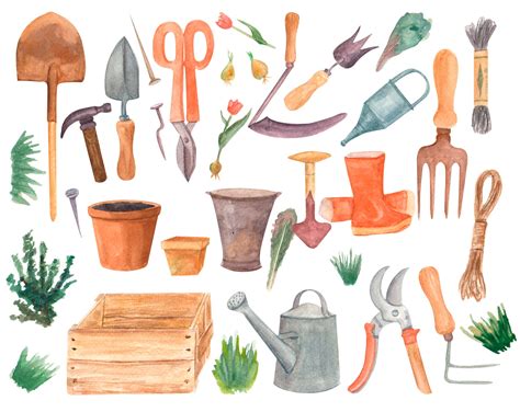 Gardening Tools Clipart | ubicaciondepersonas.cdmx.gob.mx