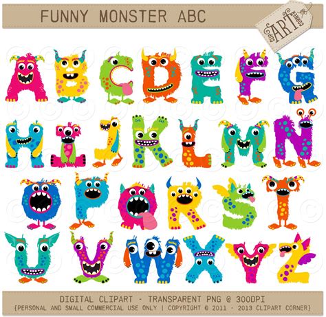 Alphabet Clipart Digital Alphabet Clip Art Images Upper Case Letters of ...