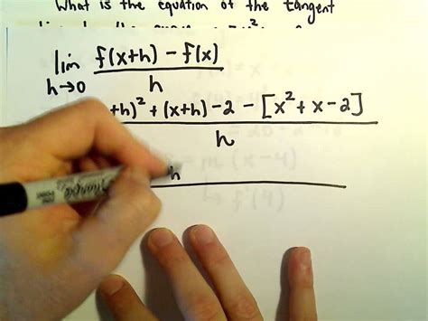 Equation Of Tangent Line