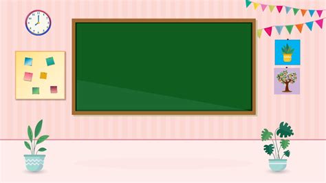 Free Google Slides Virtual Classroom Background PowerPoint Template