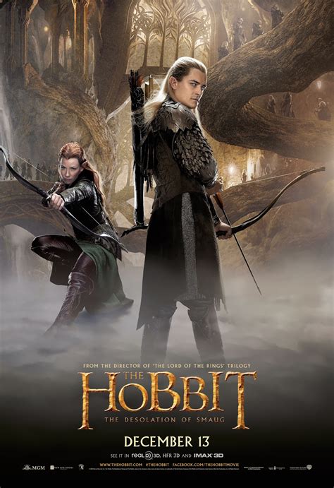 Legolas and Tauriel - The Hobbit: The Desolation of Smaug International ...