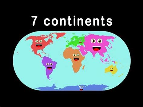 Kid Songs | Seven Continents Song for Children | The Continents Song ...