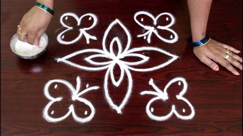 simple kolam designs with 5x5 dots-simple muggulu with 5x5 dots-simple ...