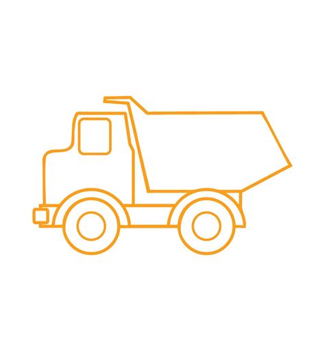 SVG CLIPART Dumptruck Outline Cutting Machine Art Instant - Etsy Canada