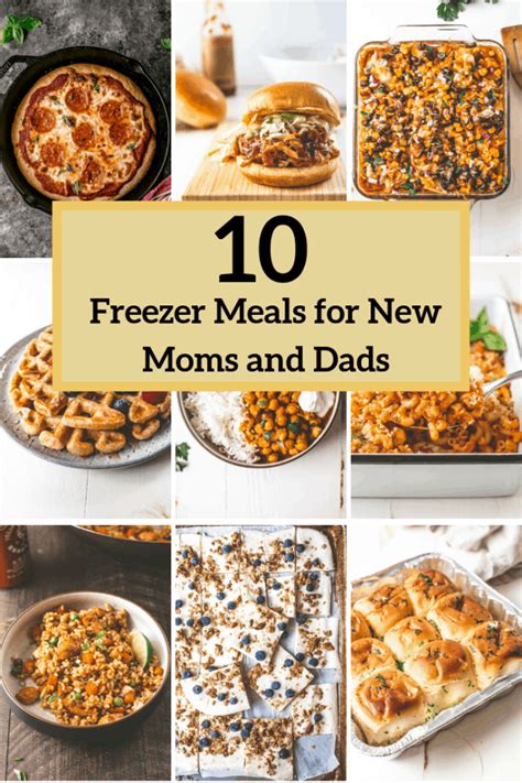 Freezer Meals for New Moms and Dads