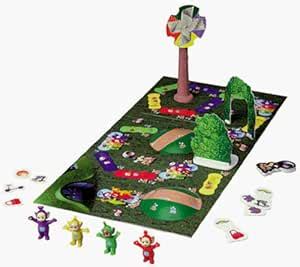 Teletubbies Teletubbyland Game With 3-D Moving Windmill Spinner, Wind ...