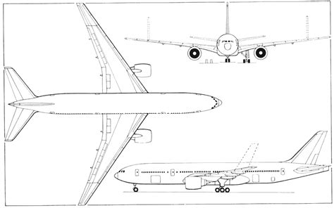 Can A B777 Fold Its Wings? | Airplane coloring pages, Aviation forum ...