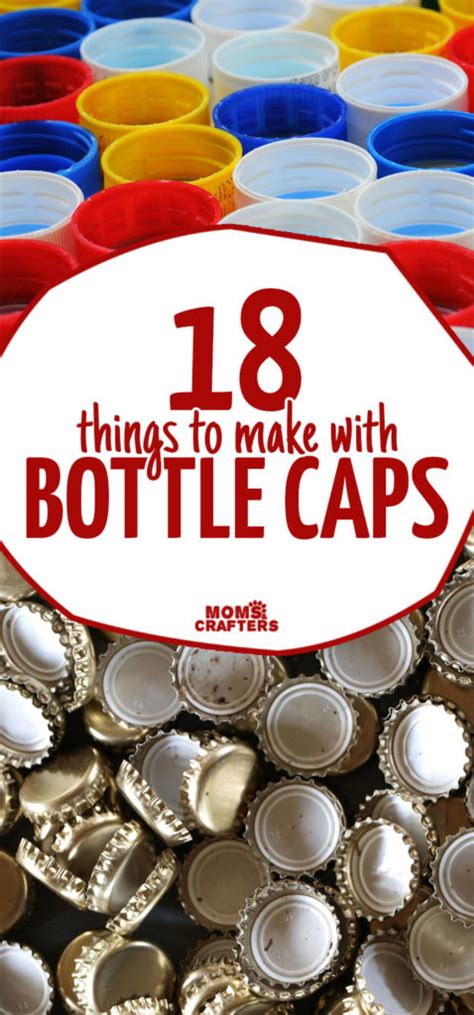 Bottle Cap Crafts: 18 unique DIY ideas for Kids and Adults