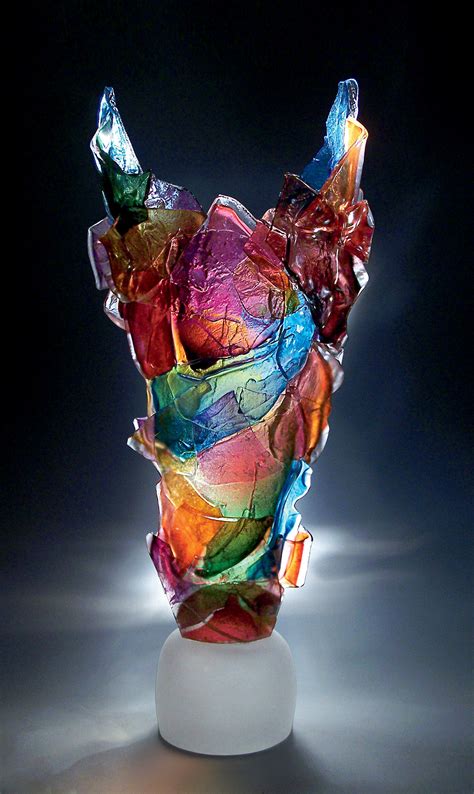 Harlequin by Caleb Nichols (Art Glass Sculpture) | Artful Home