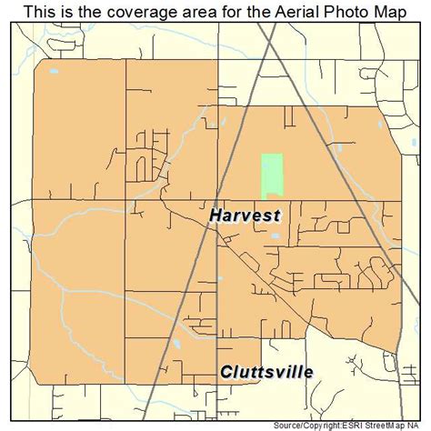 Aerial Photography Map of Harvest, AL Alabama