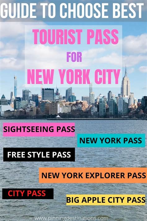 A guide to choose Best Tourist Pass for New York City / Types of ...