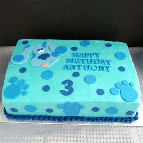 Second Generation Cake Design: Blues Clues Birthday Cake | Blue's clues ...