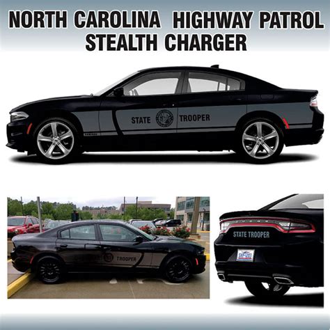 North Carolina State Trooper Charger Patrol Car Decals 1:24 ...