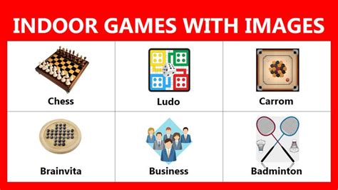 Indoor Games Name In English With Images | Indoor games names, Indoor ...