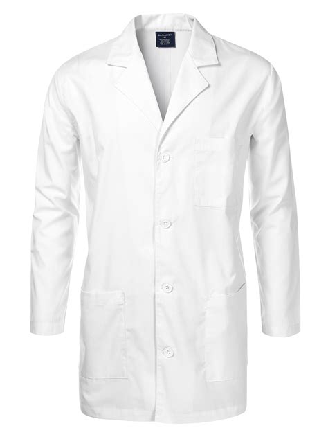 Dagacci Medical Uniform 35" Unisex Lab Coat White - Walmart.com