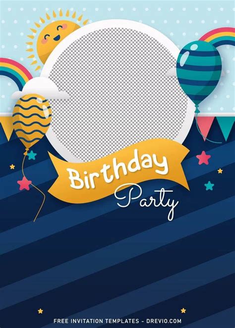 8+ Personalized Kids Birthday Party Invitation Templates For Any Ages ...