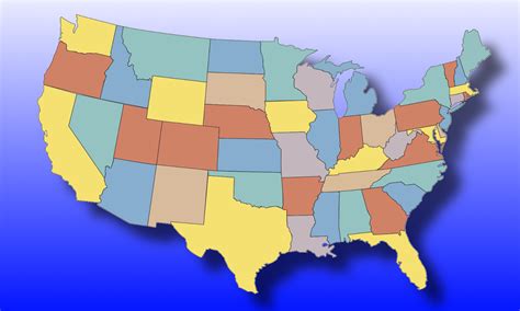 Us States Capitals Map Quiz