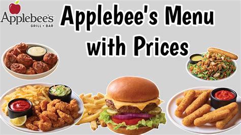 Applebee's Grill + Bar Menu Prices 2024 USA [UPDATED]