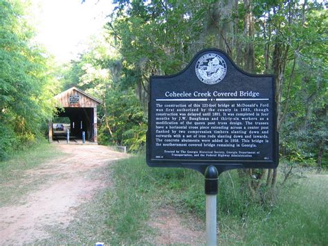 Blakely, GA : Coheelee Creek Covered Bridge near Blakey, GA photo ...