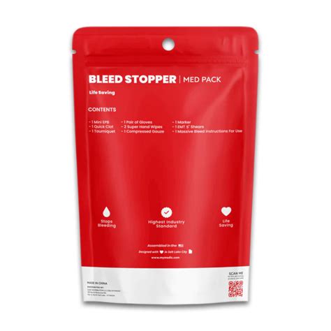 My Medic Bleed Stopper Med Pack - Battlbox.com