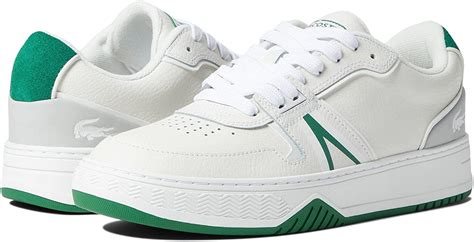 Lacoste Mens L001 Sneakers 10.5 White/Green - Walmart.com