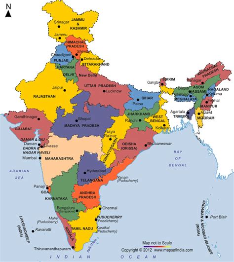 Engineering: INDIA – STATES & CAPITALS