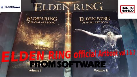 ELDEN RING OFFICIAL ART BOOK Volume I & II (エルデンリング.アートブック Volume I ...