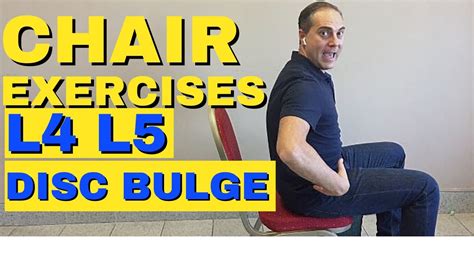 3 Key CHAIR Exercises L4 L5 Disc Bulge Exercises (2021) | Dr. Walter ...