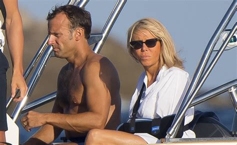 France President, Macron shows off his summer body