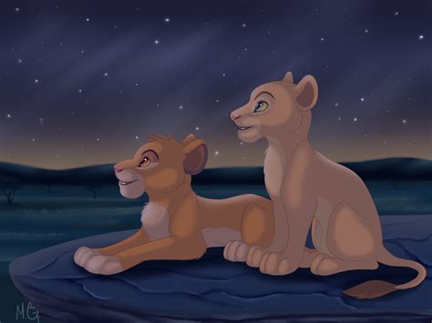 Pin on Simba & Nala art/ Drawing