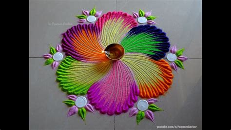 Designs For Flower Rangoli | Best Flower Site