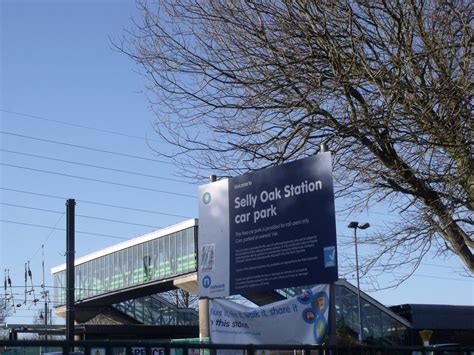 Selly Oak Station - Heeley Road, Selly Oak - footbridge - sign - Selly ...