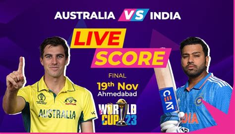 India vs Australia live score, ICC World Cup 2023 Final - International ...