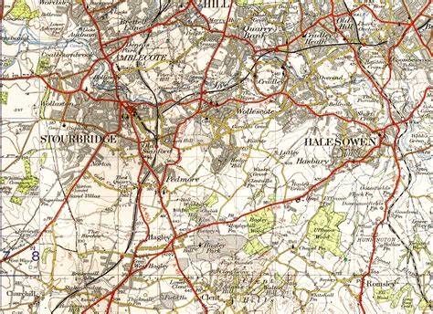 Old Maps of Stourbridge and the Surrounding Area | Old maps ...