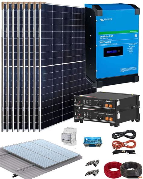 Kit Solar Victron 3000W 48V 16000Whdia | al Mejor Precio