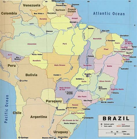 Brazil | Brazil map, Map, Brazilian states