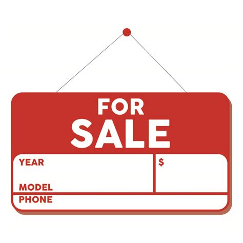 Free Printable For Sale Signs