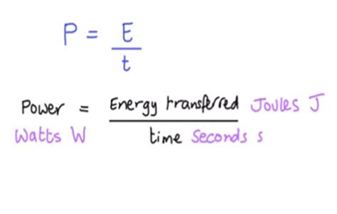 Power – GCSE Physics (Combined Science) AQA Revision – Study Rocket