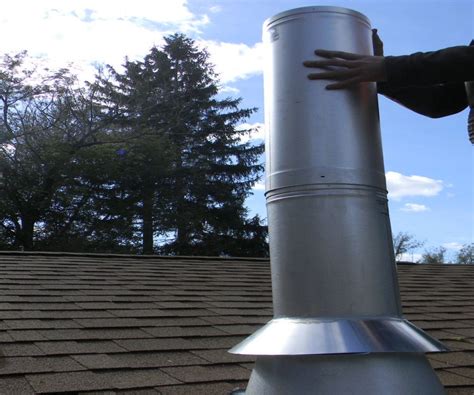 Chimney Pipe Installation for Wood Stove Through a Flat Ceiling : 8 ...