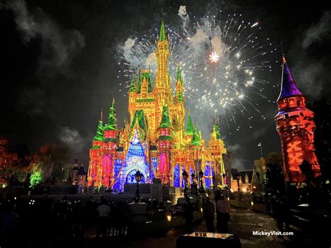 Cinderella Castle Disney World Fireworks