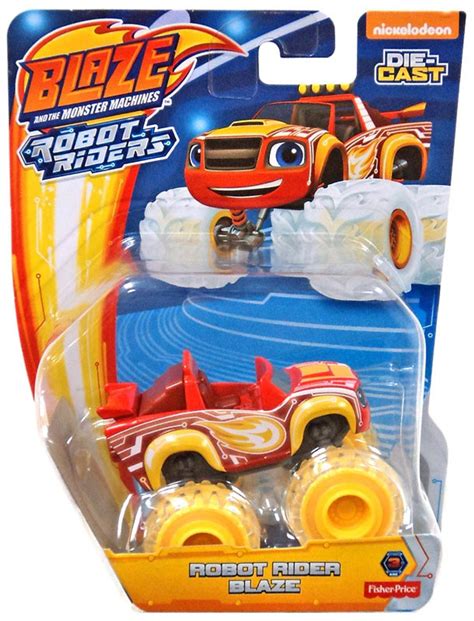 Fisher Price Blaze the Monster Machines Nickelodeon Robot Rider Blaze ...