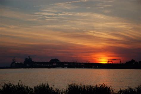 Sunset over Chesapeake Bay Bridge | Chesapeake bay bridge, Sunset, Bay ...