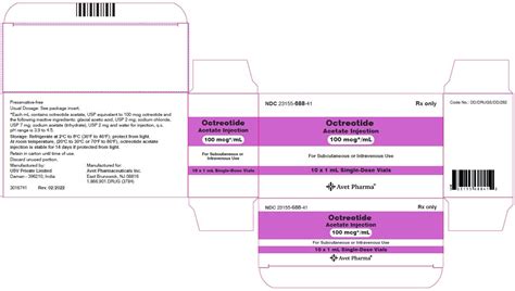 Octreotide: Package Insert / Prescribing Information