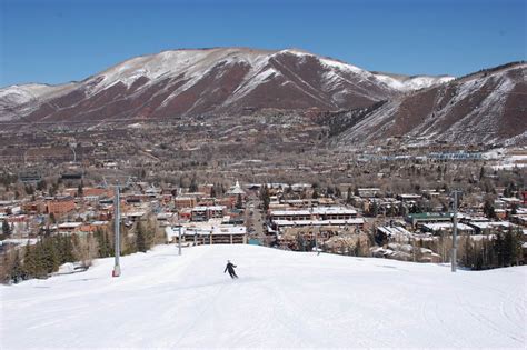 Aspen From Little Nell Ski Run, Aspen Colorado | Photos By Jon Barnes ...