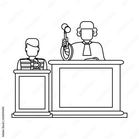 Court Clipart Black And White