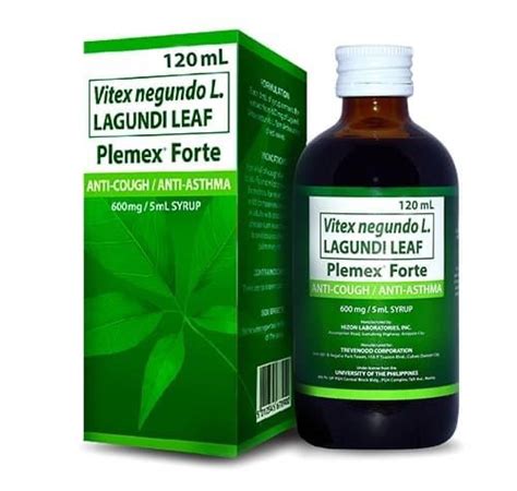 Plemex Forte Lagundi Leaf Syrup 120ml – Lucky 888 Shop