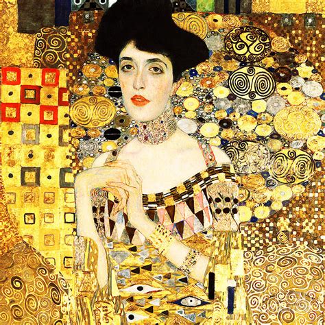 Remastered Art Adele Bloch Bauer I by Gustav Klimt 20190214 sq2a ...