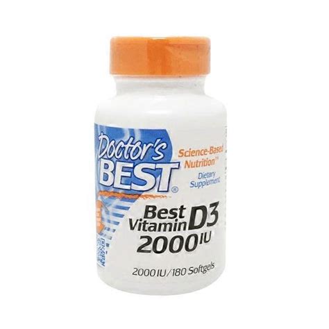 Doctor's BEST Vitamin D3 2000 IU Softgel Capsules (180 ct) from Sprouts ...