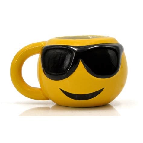 Emoji Coffee Mug | Cool Emoji Cup Funny Gag Gift, 12 oz Ceramic Coffee ...